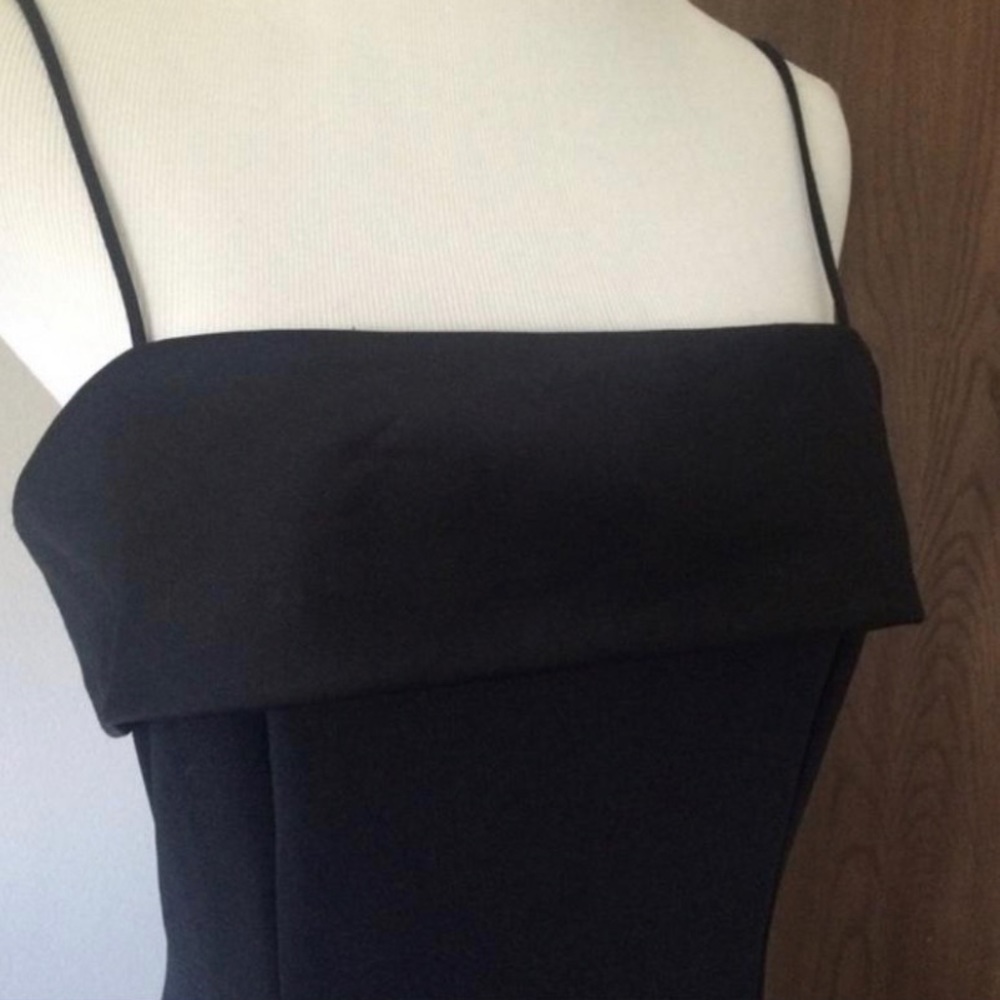 NWT Vintage 90s Y2K Black Alex Evenings maxi Dress